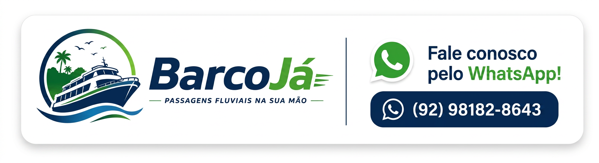 Barco Já — WhatsApp (92) 98182-8643